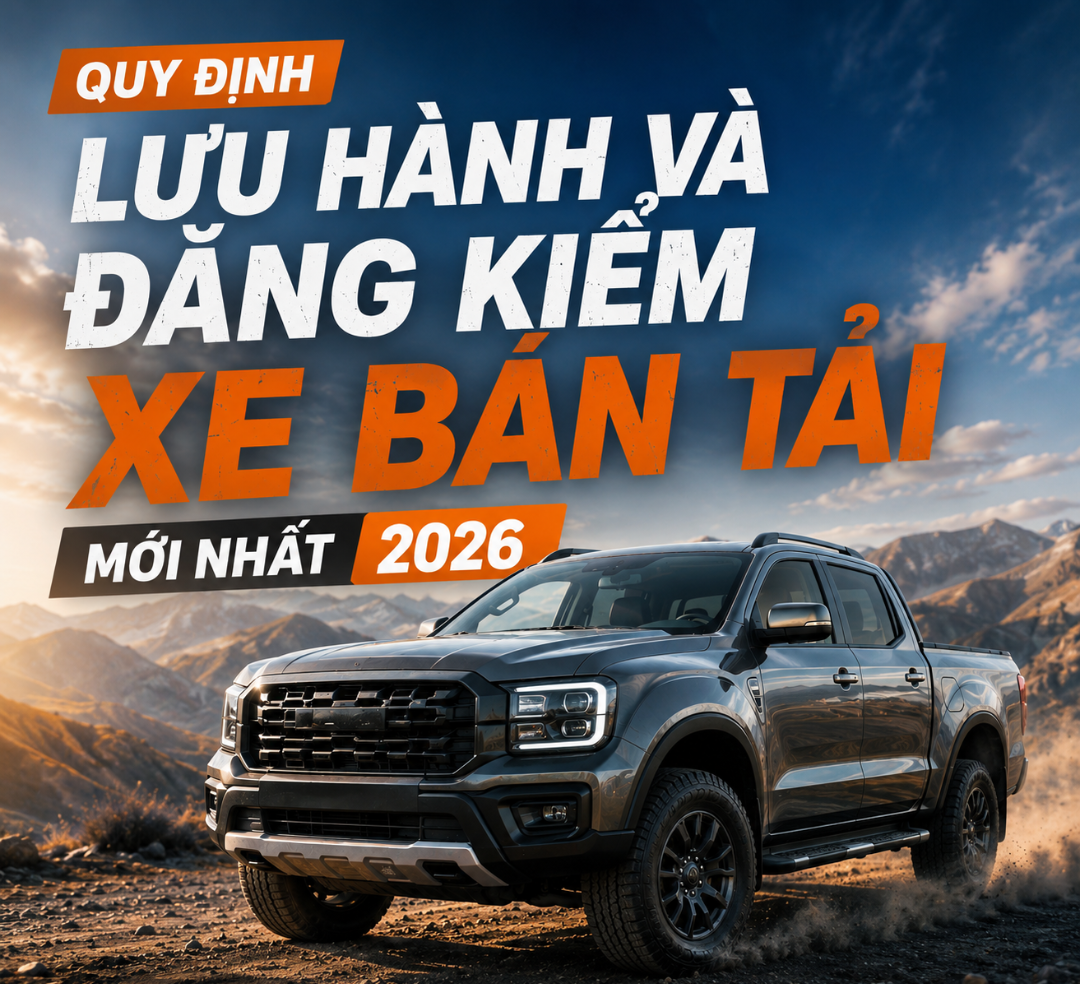 Đăng kiểm xe bán tải 2026