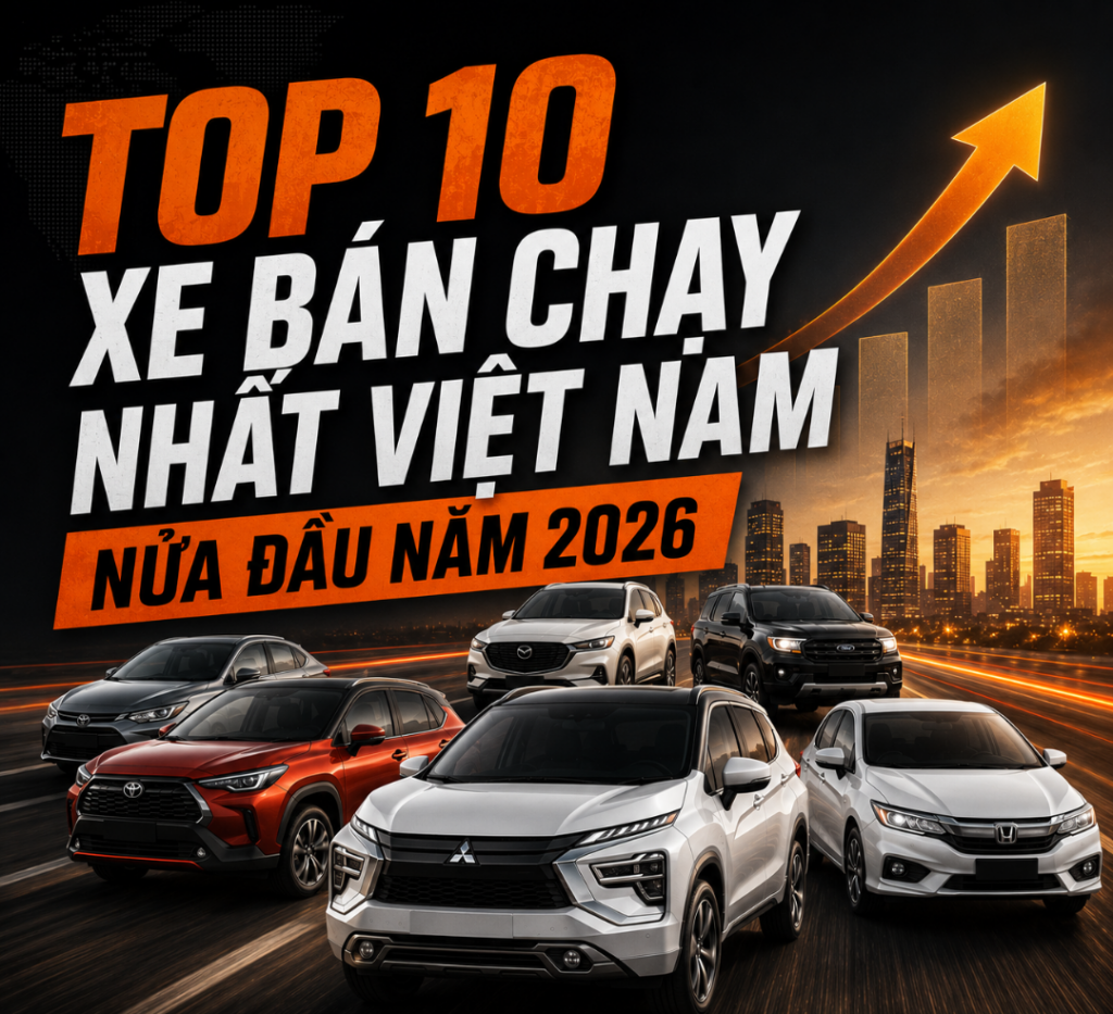 top 10 xe bán chạy