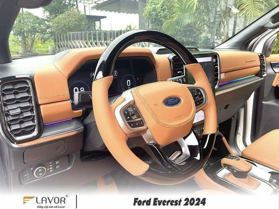 BỌC GHẾ DA FORD EVEREST 2022-2024 - Ảnh 11