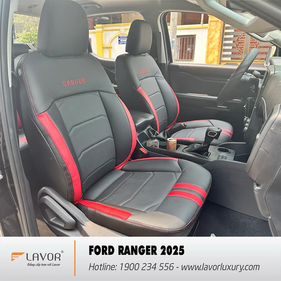 BỌC GHẾ DA FORD RANGER 2025 - Ảnh 3