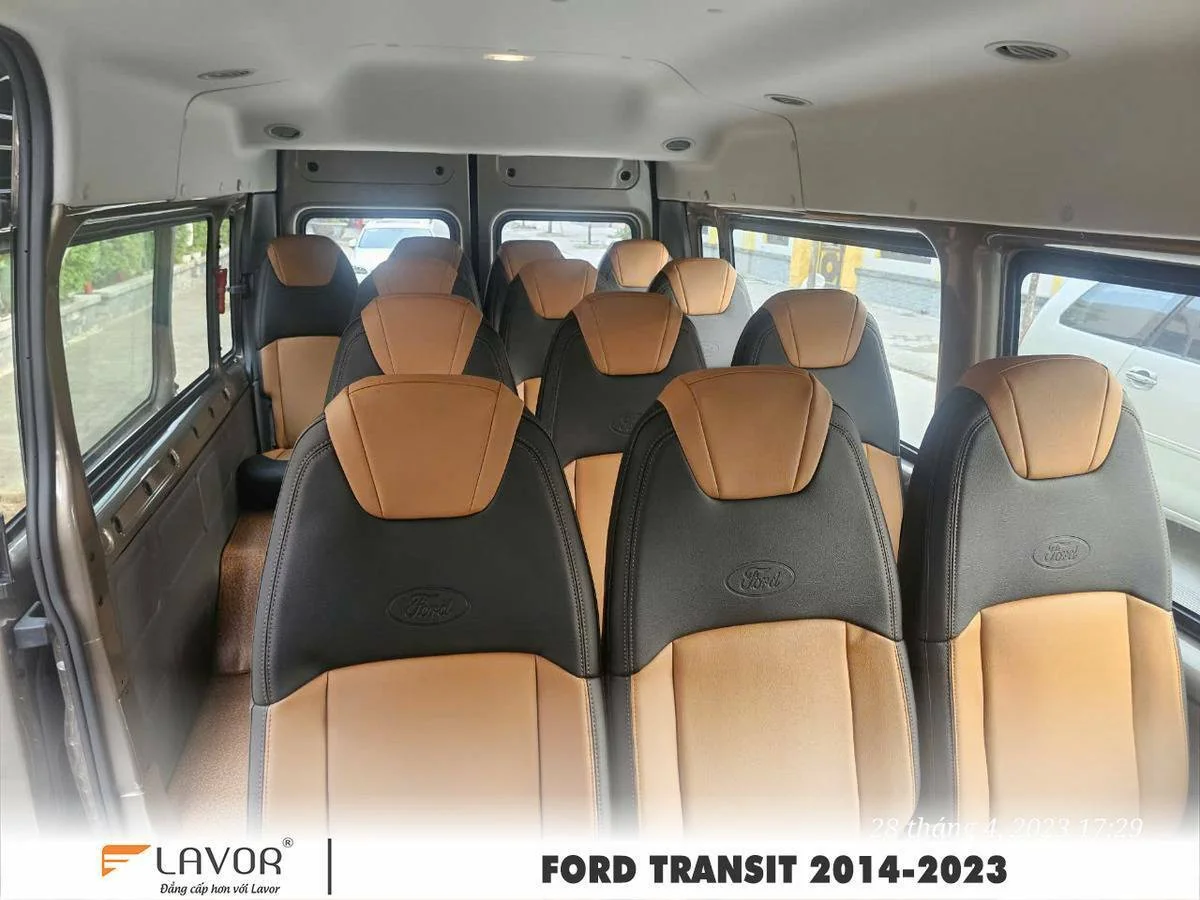 BỌC GHẾ DA FORD TRANSIT 2014-2023 - Ảnh 3