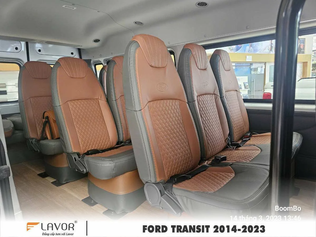 BỌC GHẾ DA FORD TRANSIT 2014-2023 - Ảnh 4