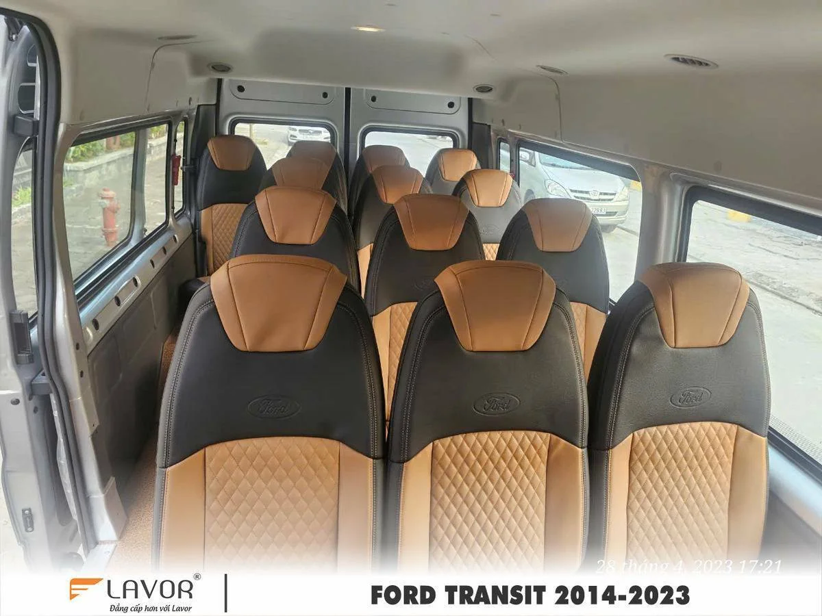 BỌC GHẾ DA FORD TRANSIT 2014-2023 - Ảnh 5