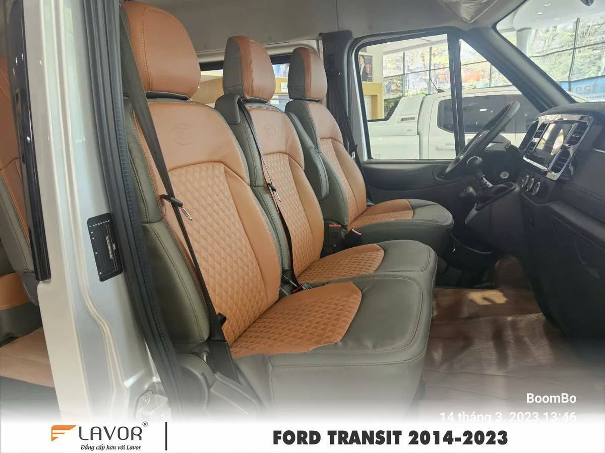 BỌC GHẾ DA FORD TRANSIT 2014-2023 - Ảnh 6