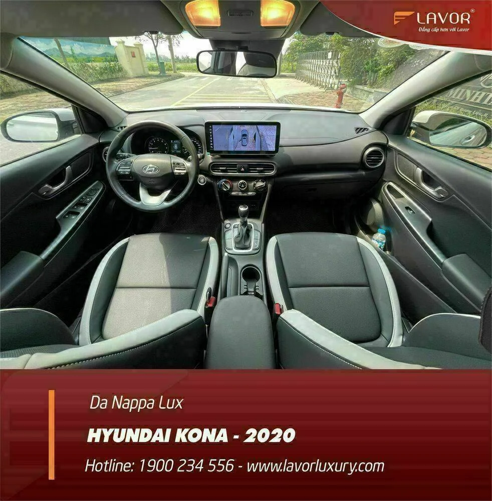 BỌC GHẾ DA HYUNDAI KONA 2018-2022 - Ảnh 6