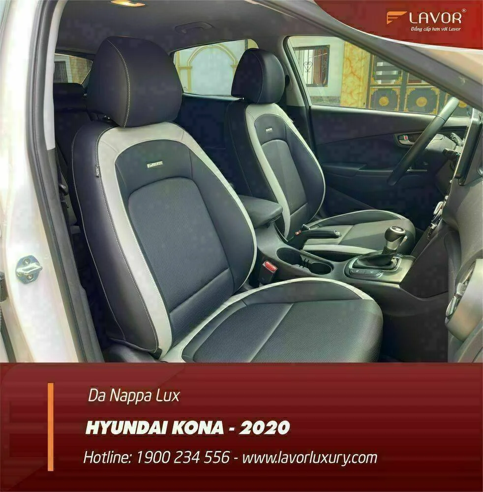 BỌC GHẾ DA HYUNDAI KONA 2018-2022 - Ảnh 3