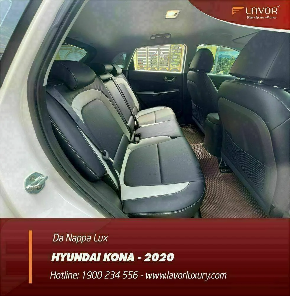 BỌC GHẾ DA HYUNDAI KONA 2018-2022 - Ảnh 4