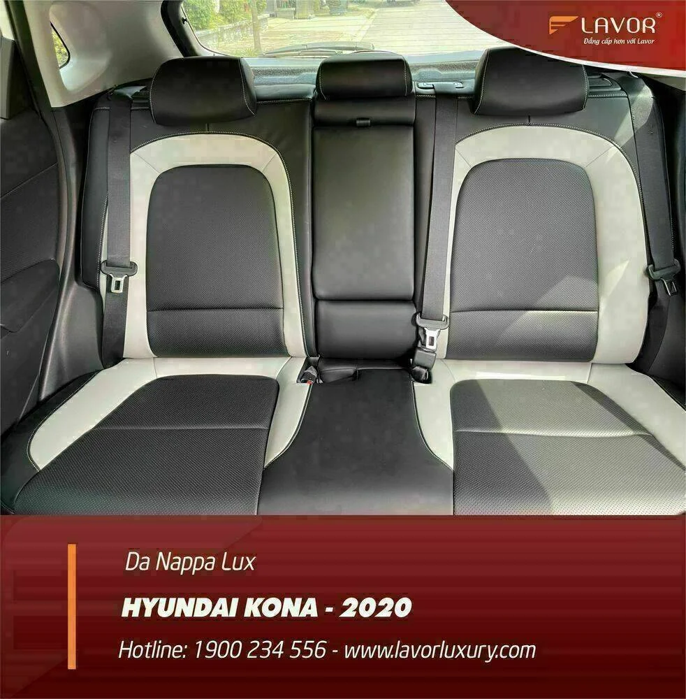BỌC GHẾ DA HYUNDAI KONA 2018-2022 - Ảnh 5