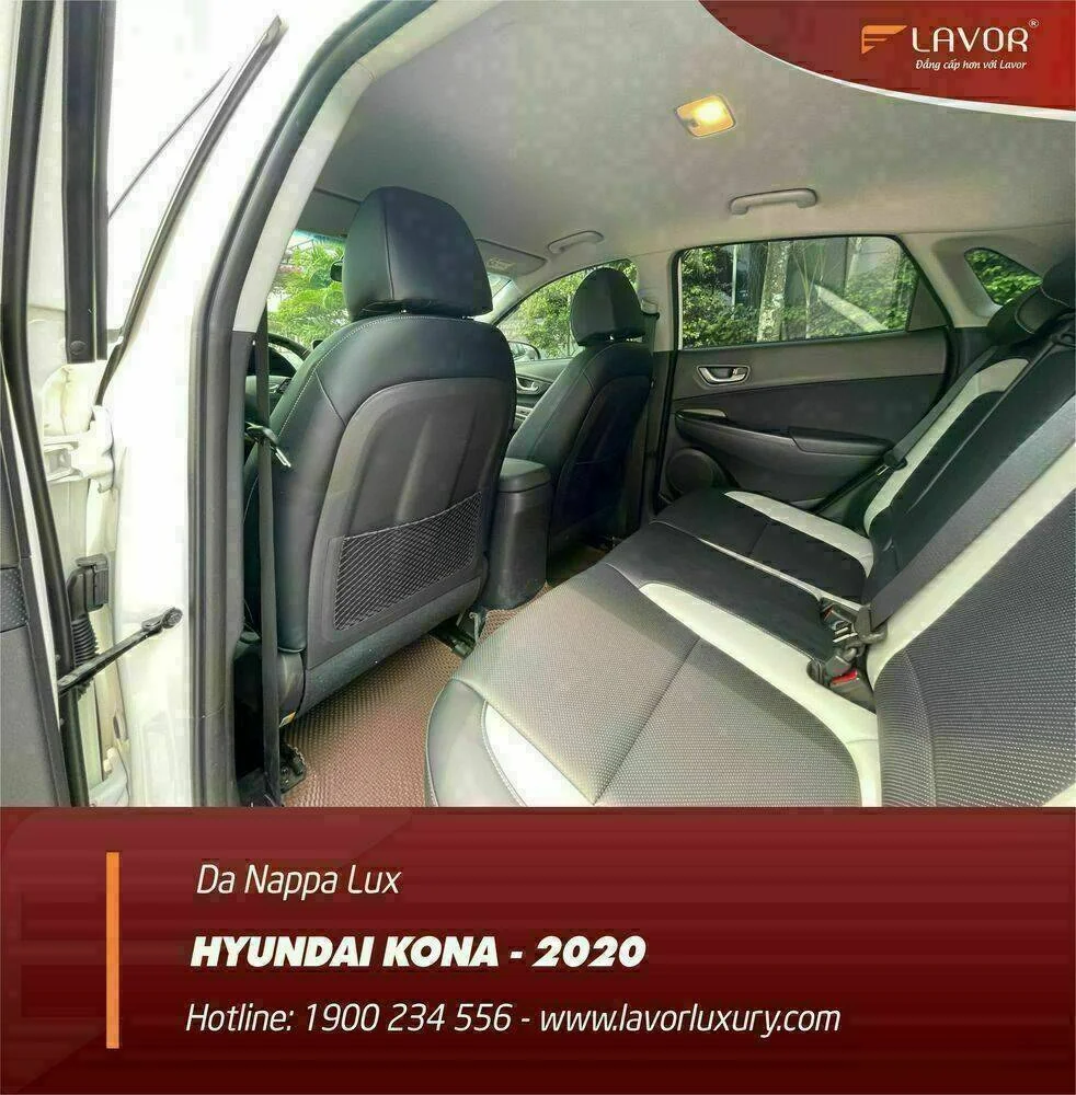 BỌC GHẾ DA HYUNDAI KONA 2018-2022 - Ảnh 8