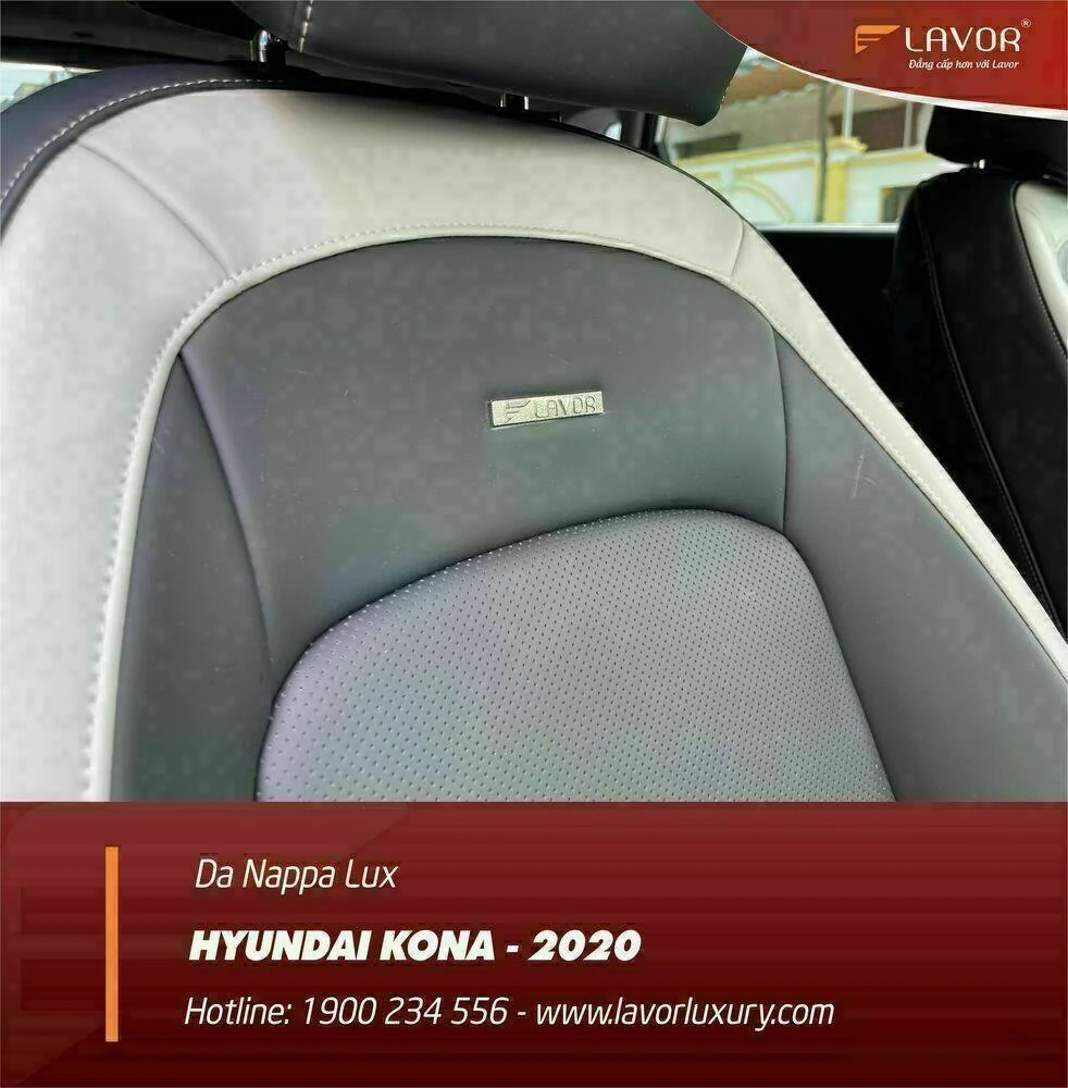 BỌC GHẾ DA HYUNDAI KONA 2018-2022 - Ảnh 9