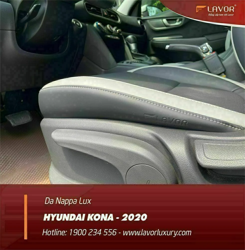 BỌC GHẾ DA HYUNDAI KONA 2018-2022 - Ảnh 10