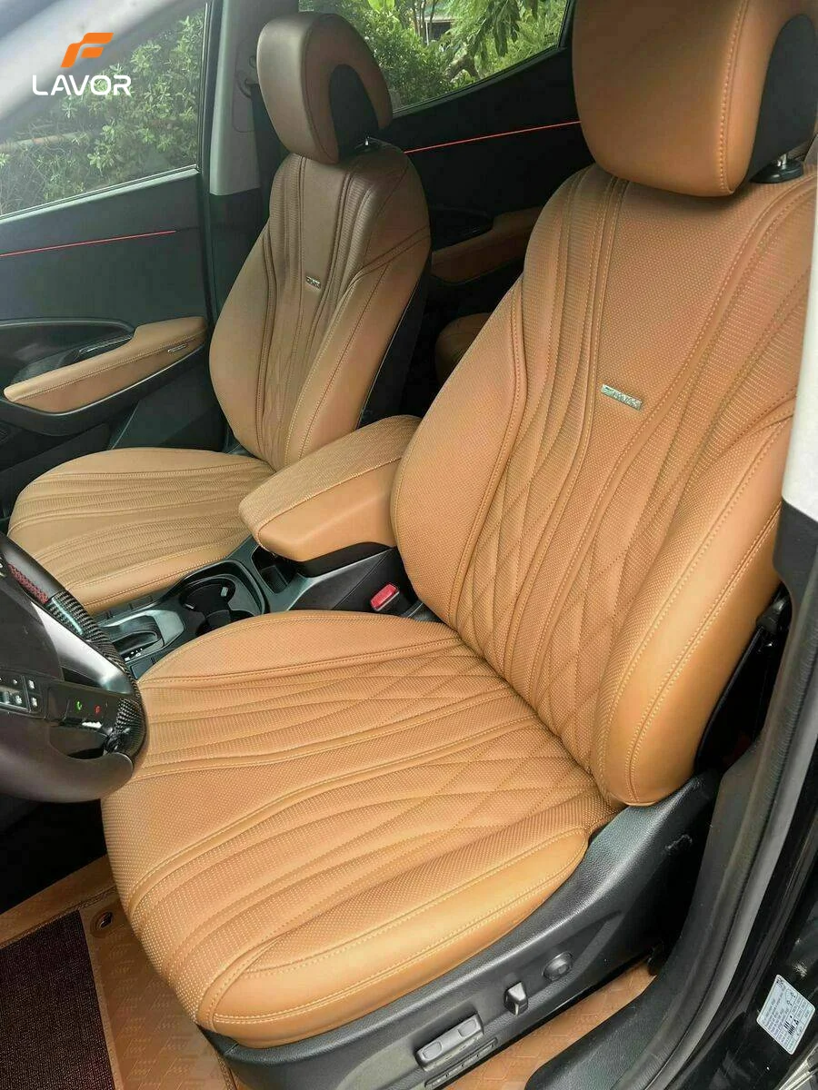 BỌC GHẾ DA HYUNDAI SANTAFE 2019-2020 - Ảnh 1