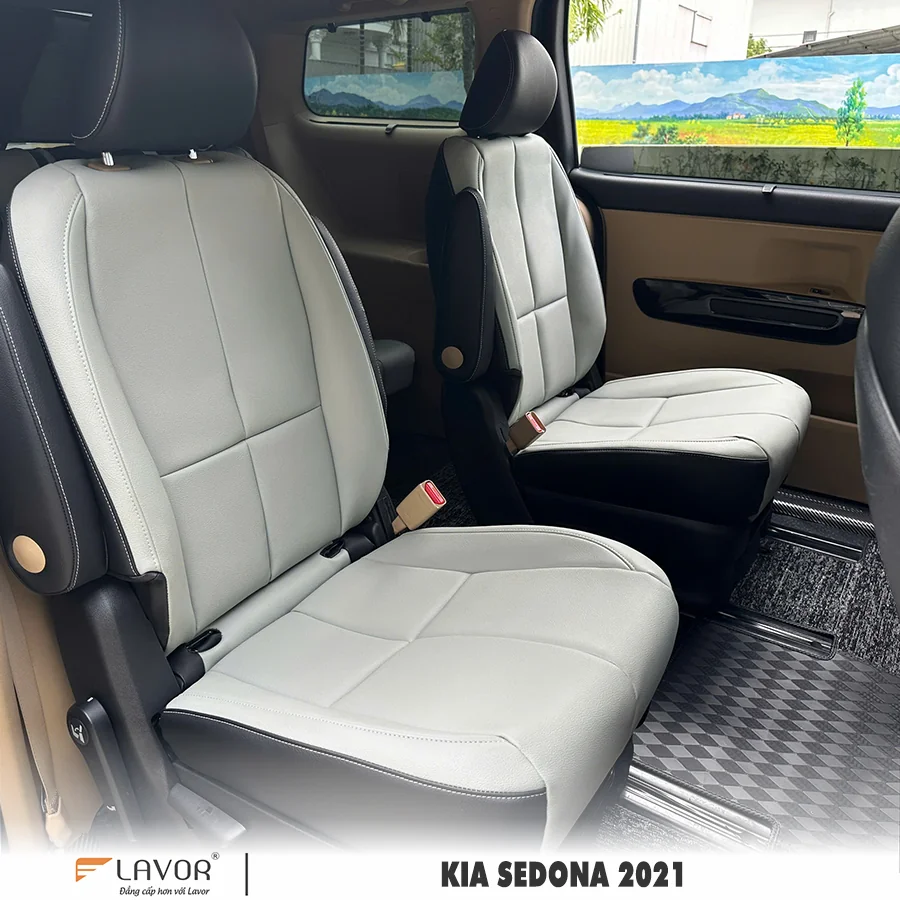 BỌC GHẾ DA KIA SEDONA 2015-2021 - Ảnh 6