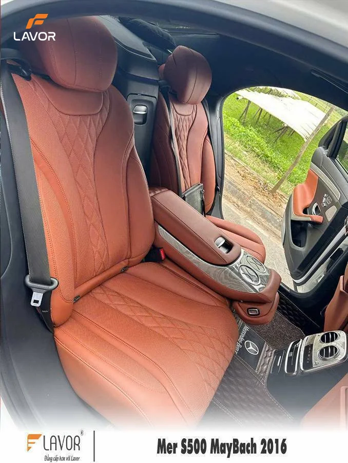 BỌC GHẾ DA MERCEDES S400 2016 - Ảnh 5