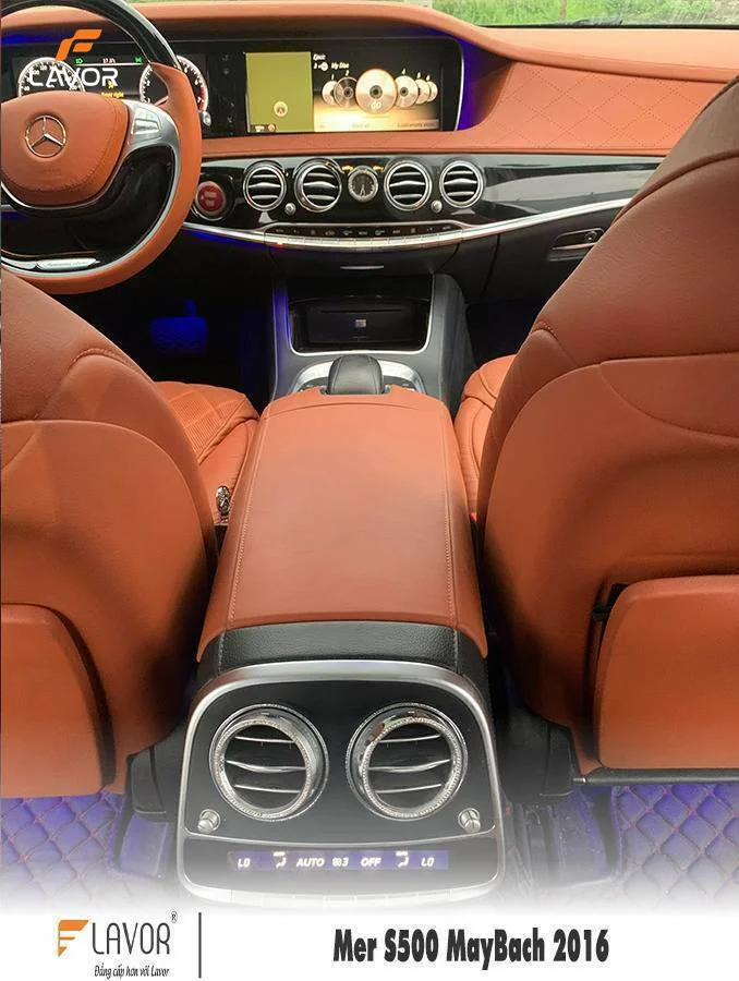 BỌC GHẾ DA MERCEDES S400 2016 - Ảnh 6