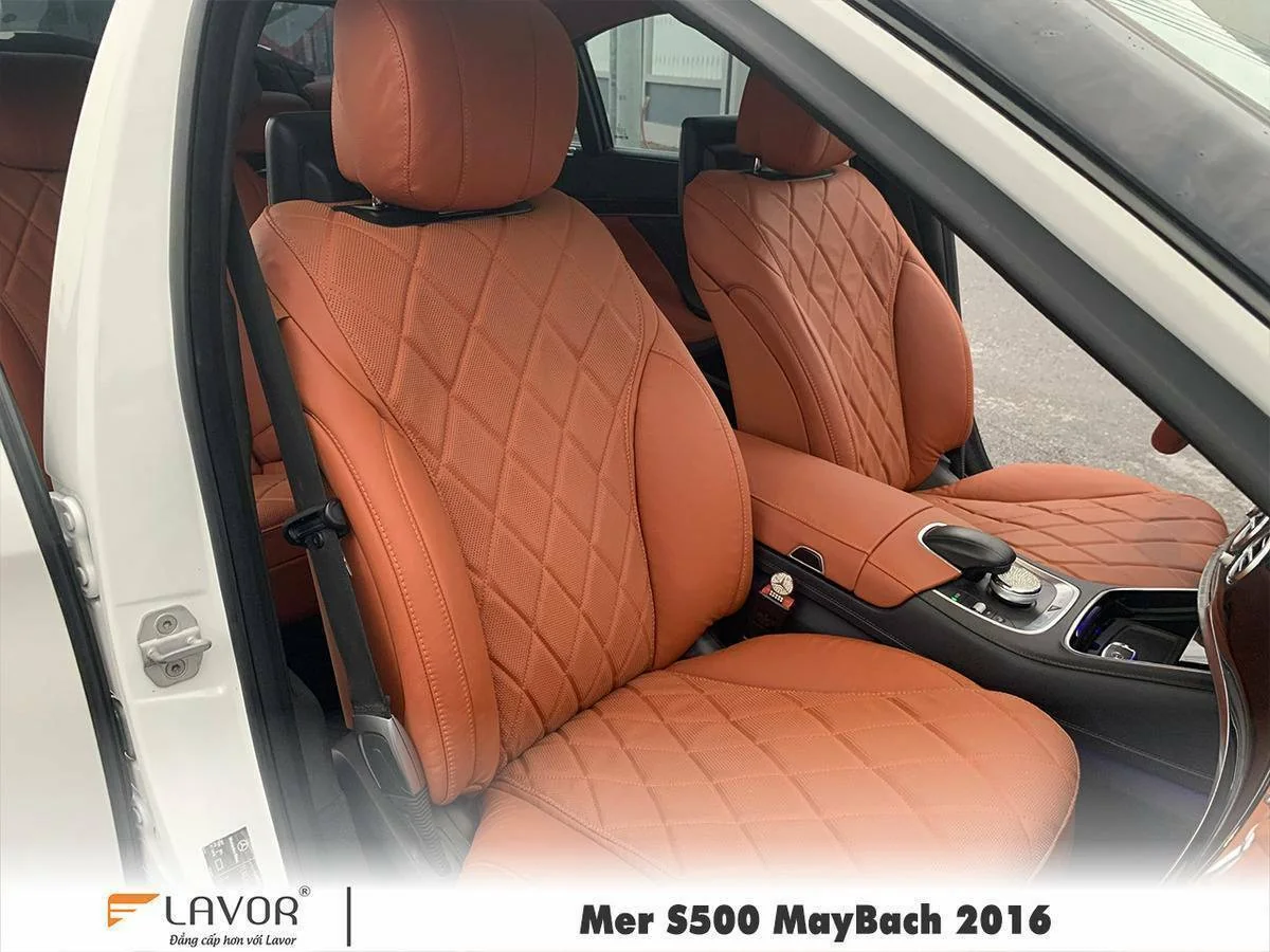 BỌC GHẾ DA MERCEDES S400 2016 - Ảnh 9