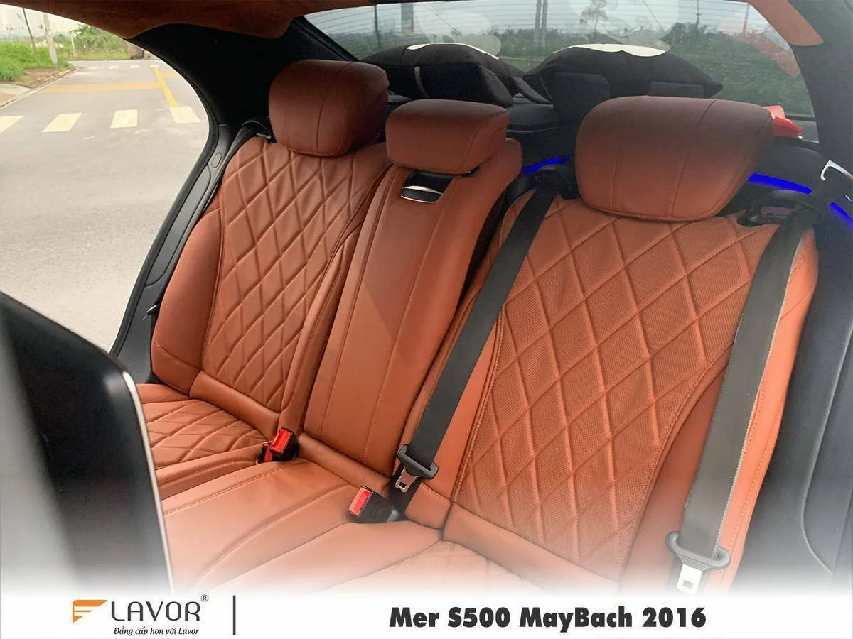 BỌC GHẾ DA MERCEDES S400 2016 - Ảnh 10