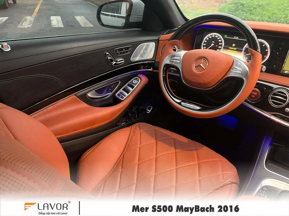 BỌC GHẾ DA MERCEDES S400 2016 - Ảnh 12