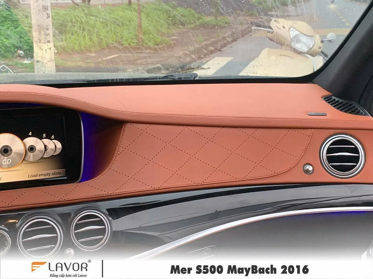 BỌC GHẾ DA MERCEDES S400 2016 - Ảnh 13