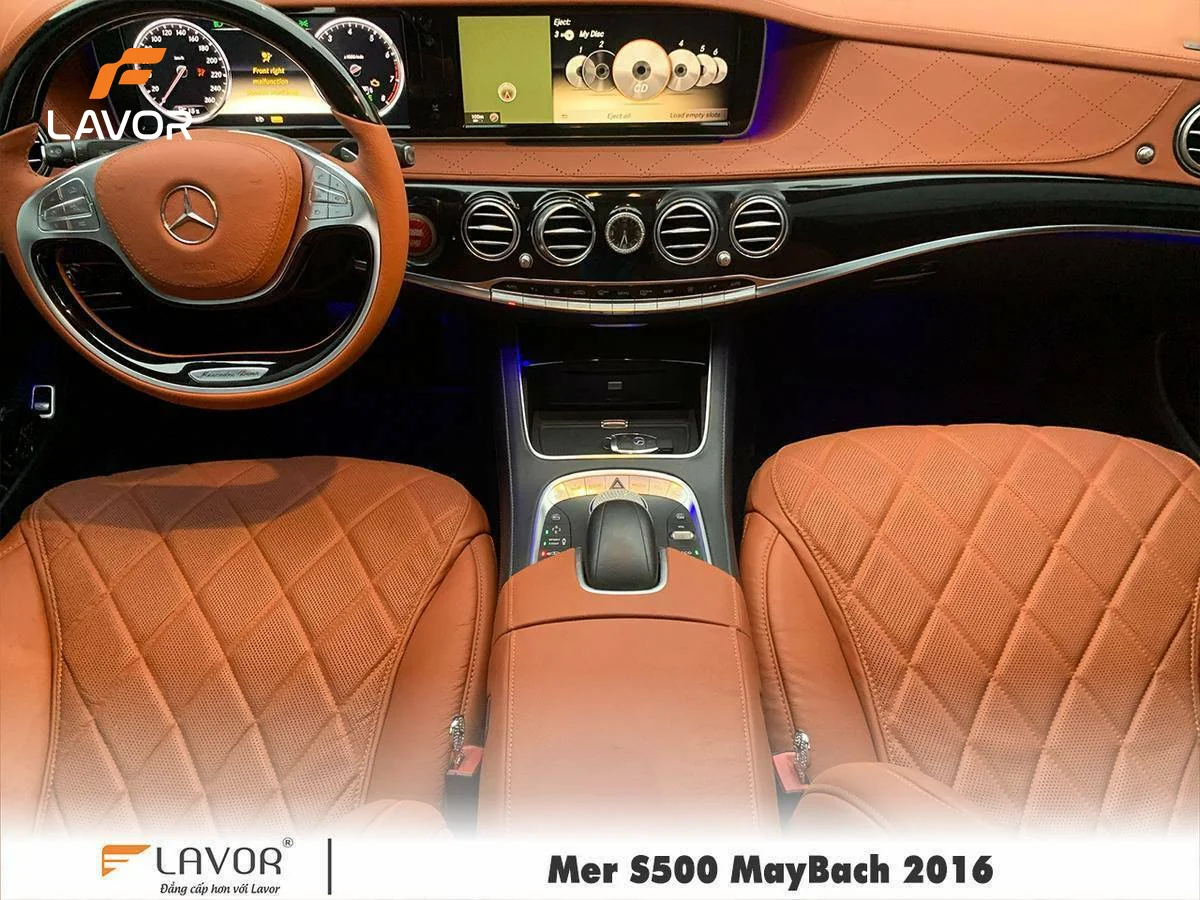 BỌC GHẾ DA MERCEDES S400 2016 - Ảnh 14