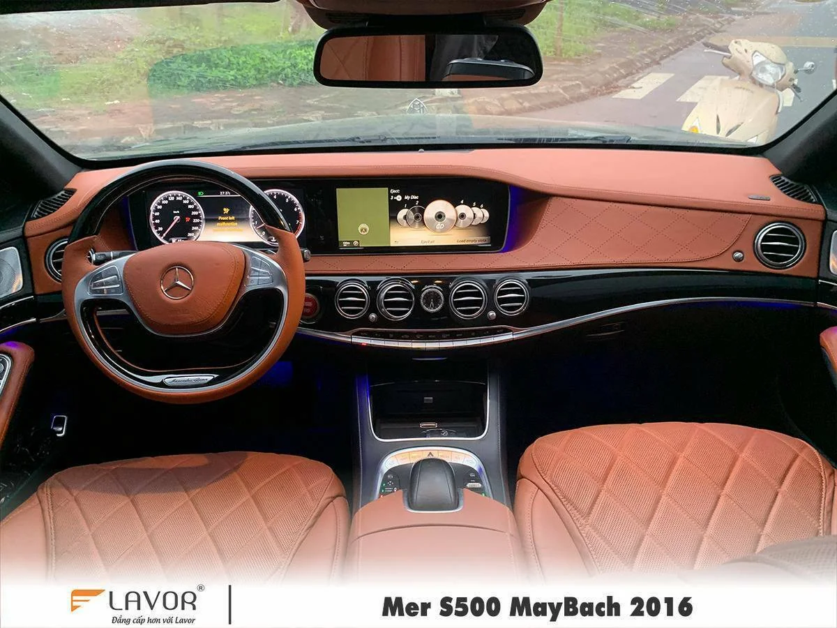 BỌC GHẾ DA MERCEDES S400 2016 - Ảnh 15