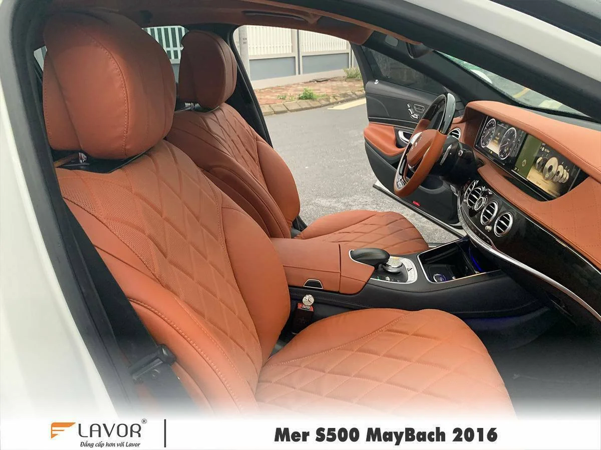 BỌC GHẾ DA MERCEDES S400 2016 - Ảnh 4
