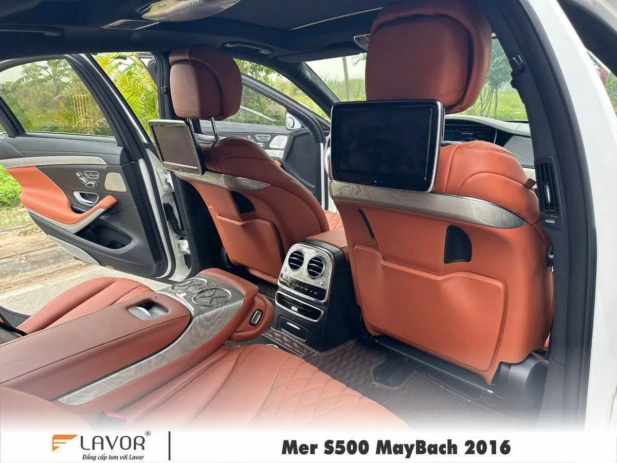 BỌC GHẾ DA MERCEDES S400 2016 - Ảnh 16