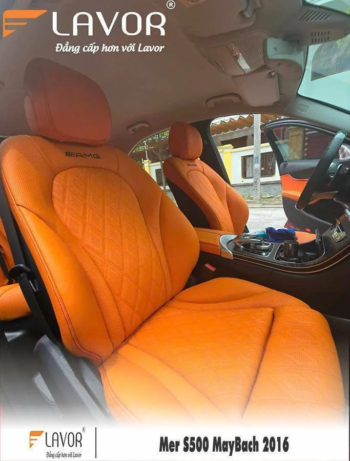 BỌC GHẾ DA MERCEDES S500 2016 - Ảnh 3