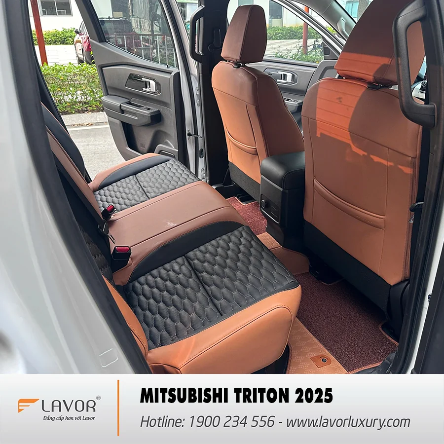 BỌC GHẾ DA MITSUBISHI TRITON 2024-2025 - Ảnh 6