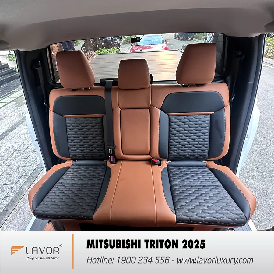 BỌC GHẾ DA MITSUBISHI TRITON 2024-2025 - Ảnh 7