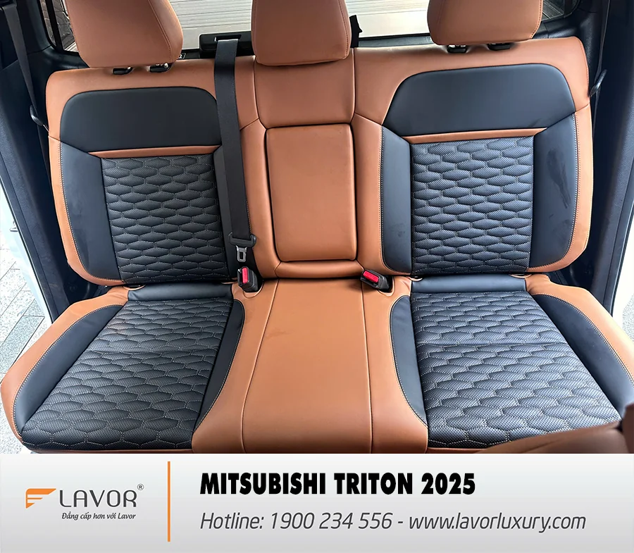 BỌC GHẾ DA MITSUBISHI TRITON 2024-2025 - Ảnh 8