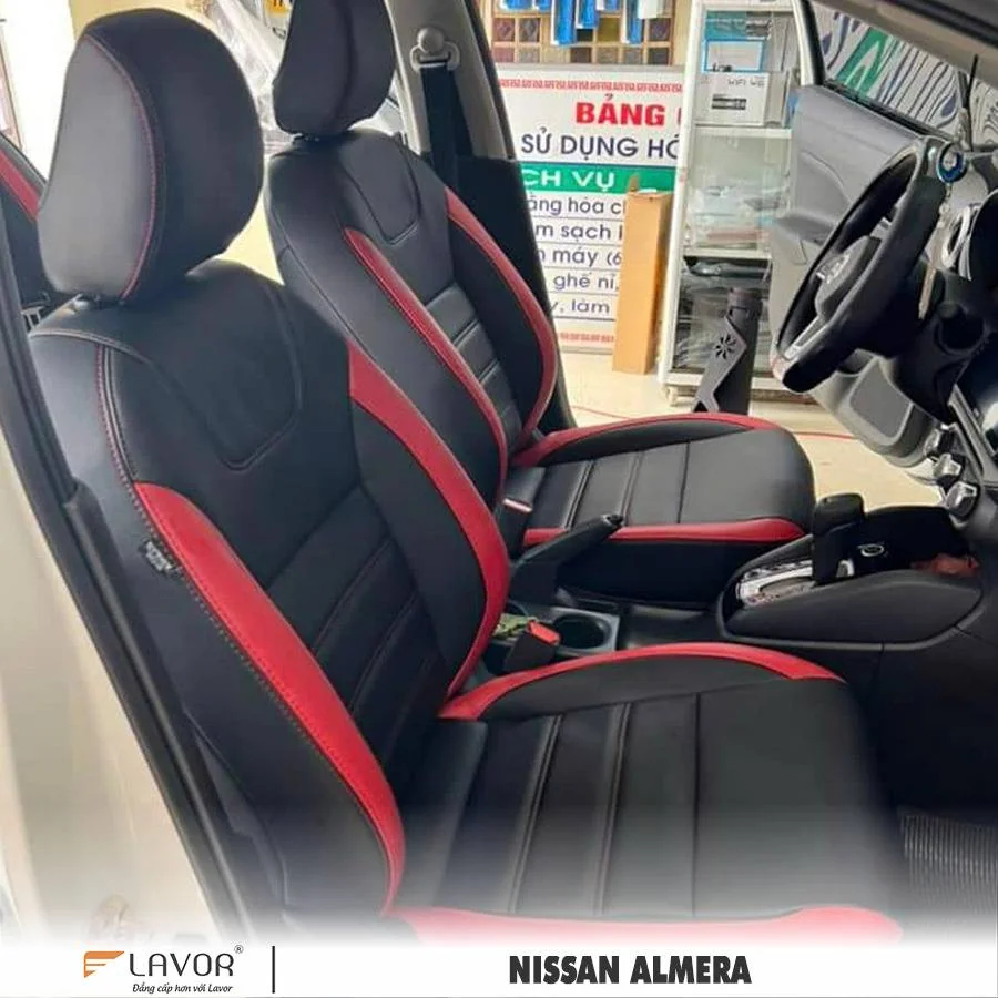 BỌC GHẾ DA NISSAN ALMERA 2018 - Ảnh 3