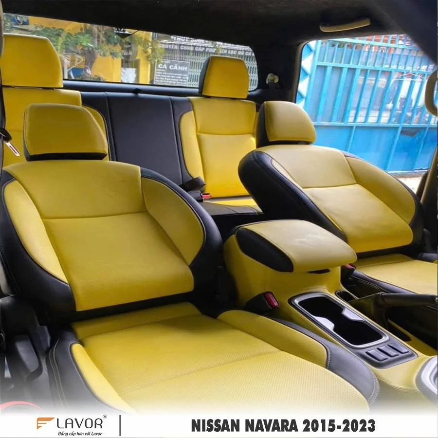BỌC GHẾ DA NISSAN NAVARA 2015-2018 - Ảnh 3