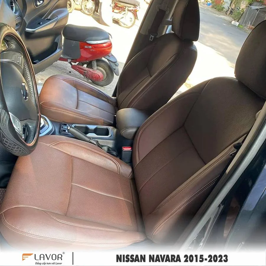 BỌC GHẾ DA NISSAN NAVARA 2015-2018 - Ảnh 5