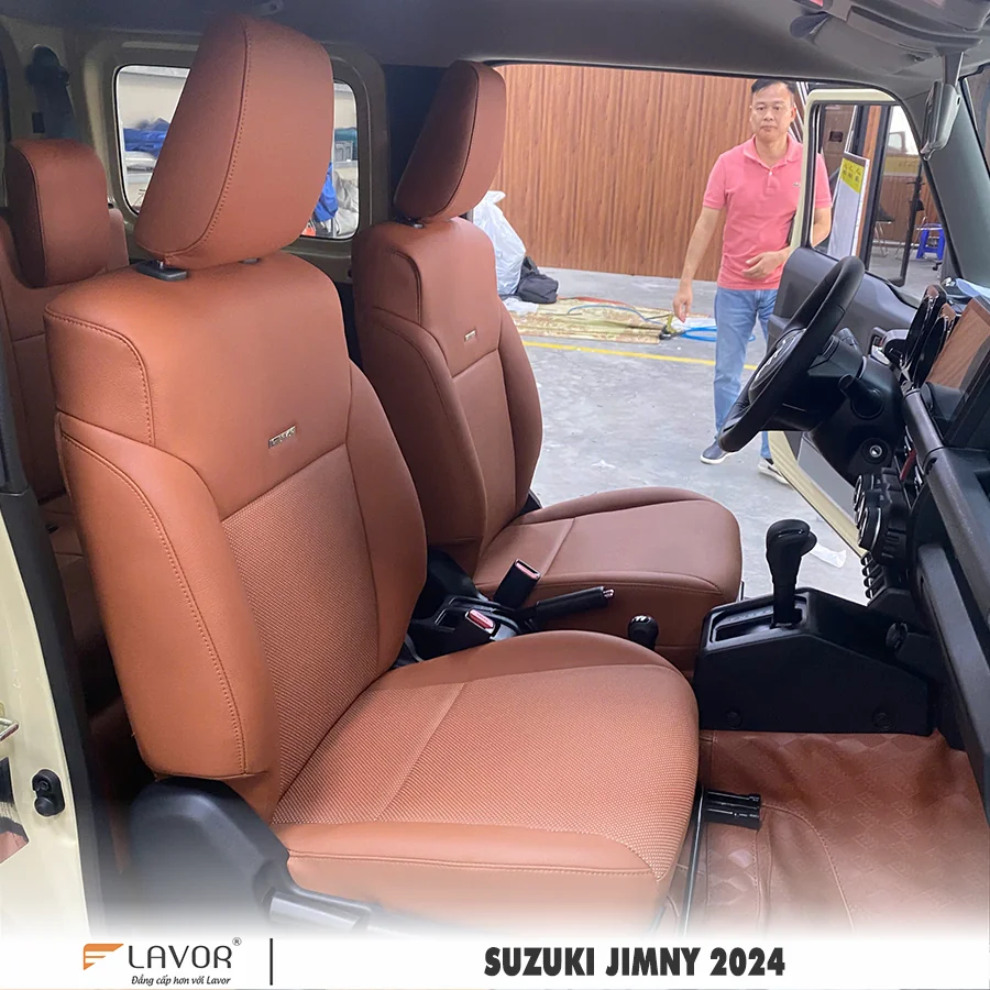BỌC GHẾ DA SUZUKI JIMNY 2024 - Ảnh 3