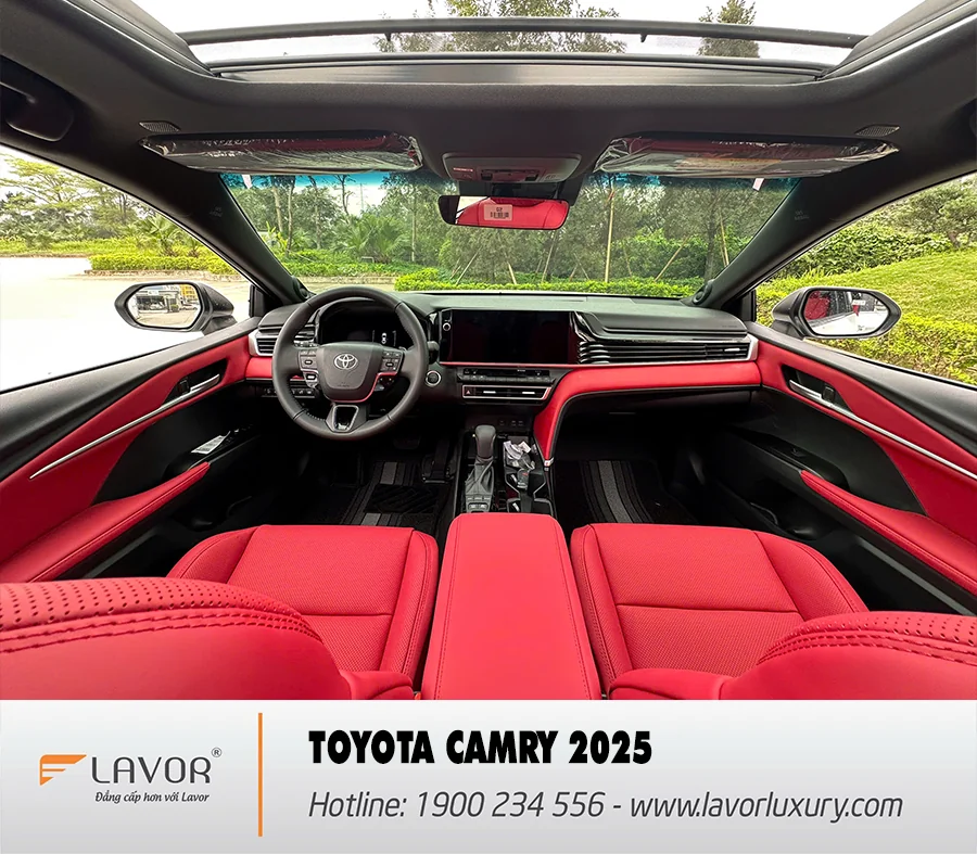 BỌC GHẾ DA TOYOTA CAMRY 2025 - Ảnh 7