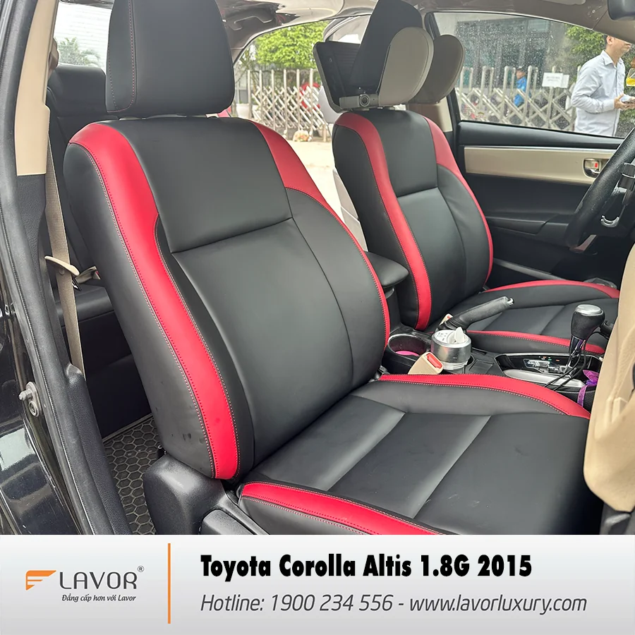 BỌC GHẾ DA TOYOTA COROLLA ALTIS 1.5G 2014-2021 - Ảnh 3