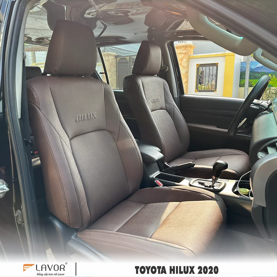 BỌC GHẾ DA TOYOTA HILUX 2016-2024 - Ảnh 3