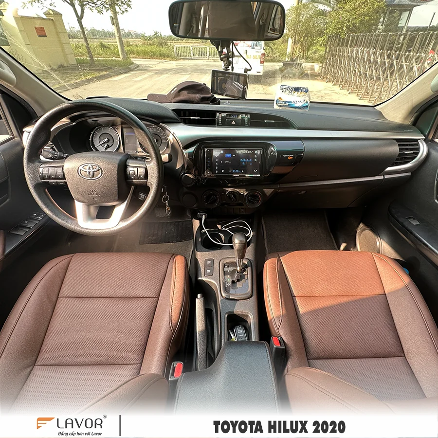 BỌC GHẾ DA TOYOTA HILUX 2016-2024 - Ảnh 6