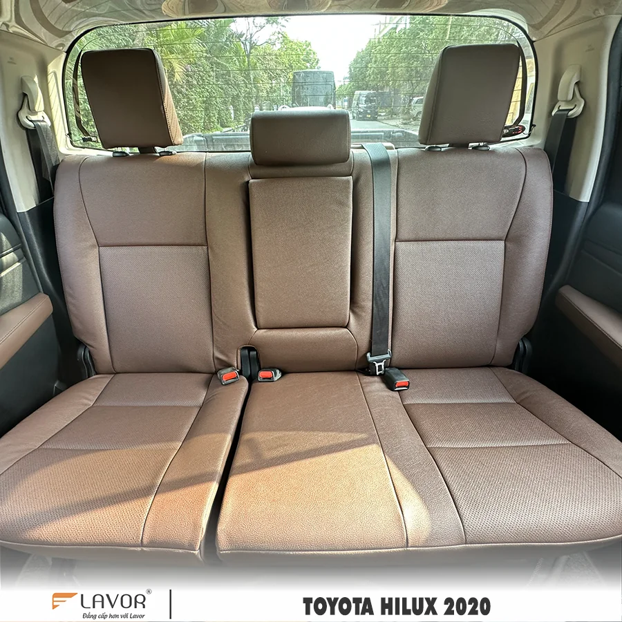 BỌC GHẾ DA TOYOTA HILUX 2016-2024 - Ảnh 5