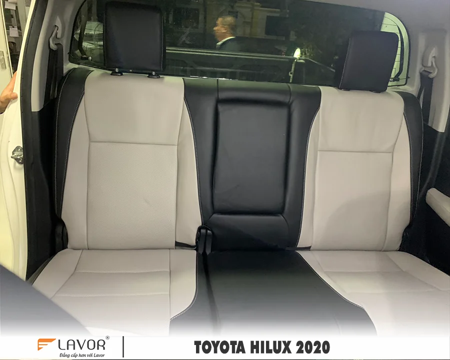 BỌC GHẾ DA TOYOTA HILUX 2016-2024 - Ảnh 3