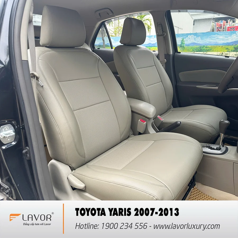 BỌC GHẾ DA TOYOTA YARIS 2007-2013 - Ảnh 3