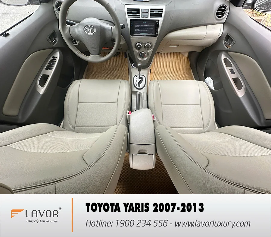 BỌC GHẾ DA TOYOTA YARIS 2007-2013 - Ảnh 4