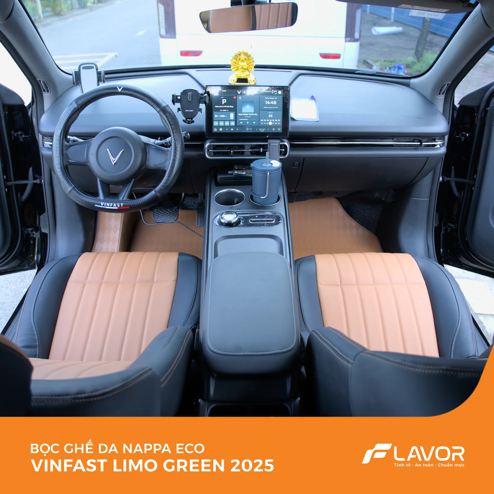 BỌC GHẾ DA VINFAST LIMO GREEN 2025 - Ảnh 3