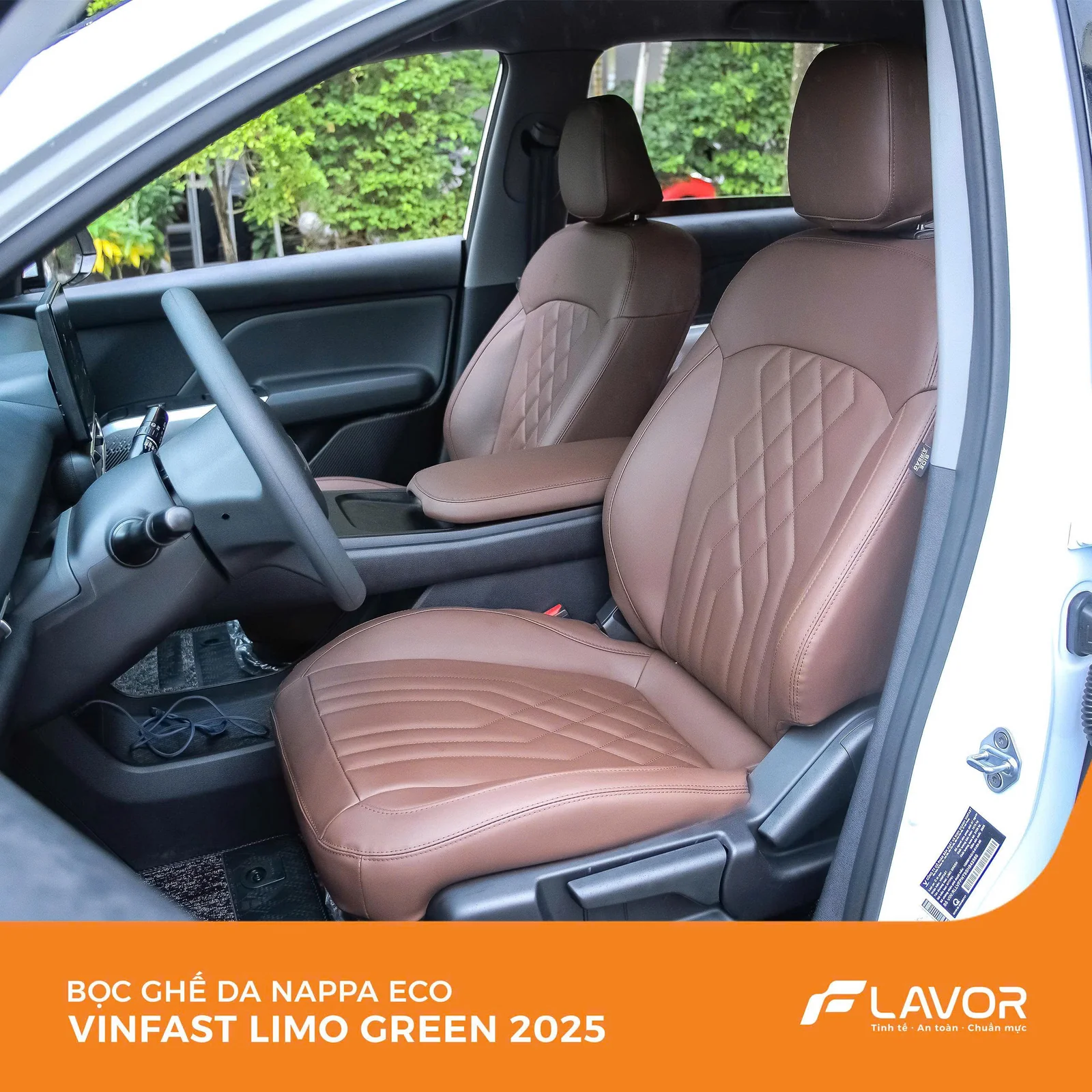 BỌC GHẾ DA VINFAST LIMO GREEN 2025 - Ảnh 1