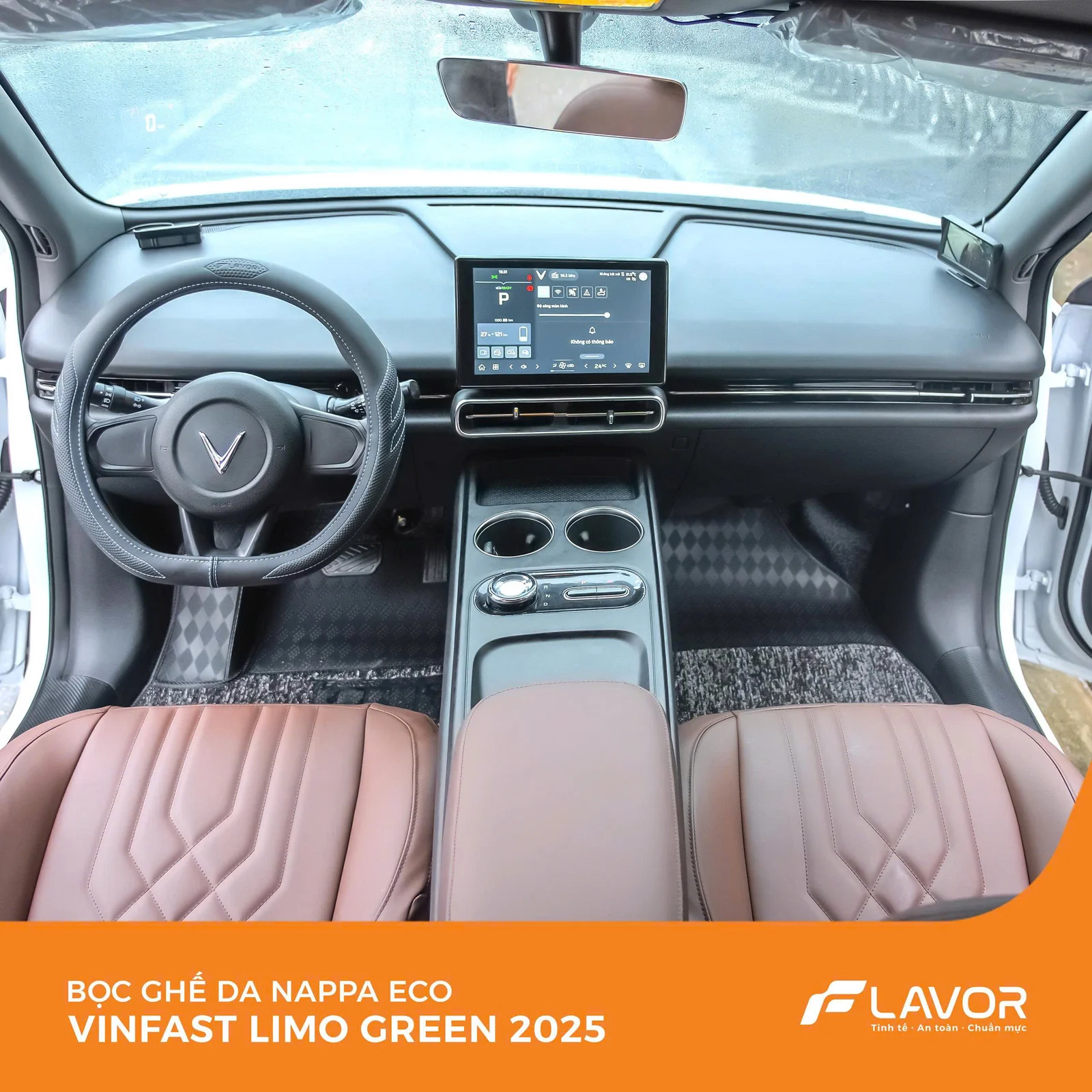 BỌC GHẾ DA VINFAST LIMO GREEN 2025 - Ảnh 6