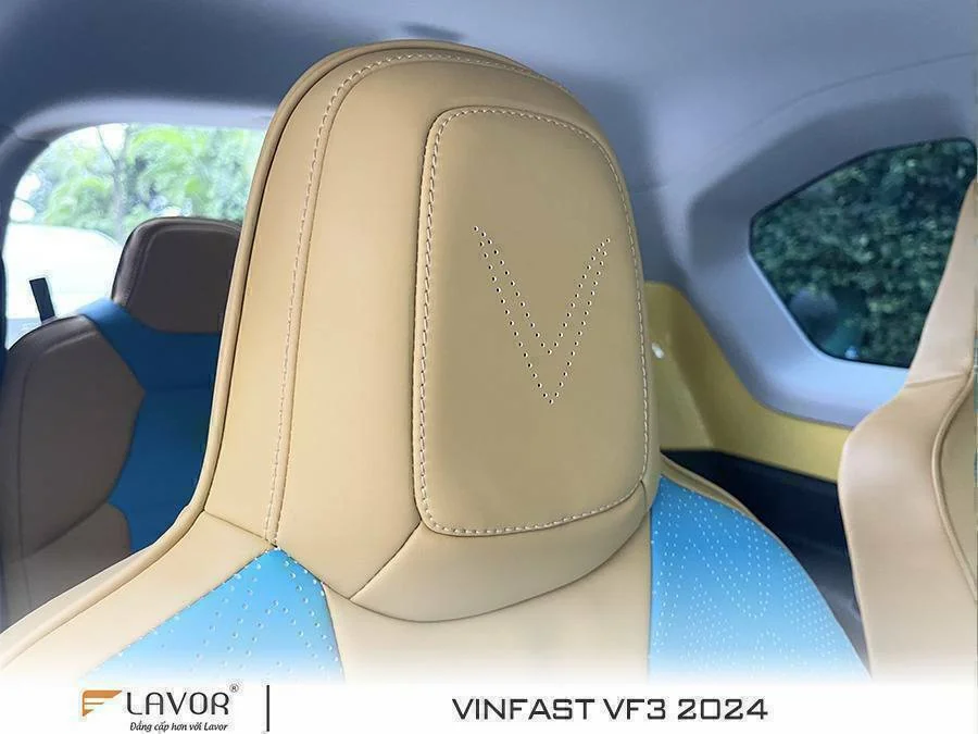 BỌC GHẾ DA VINFAST VF3 2024 - Ảnh 10