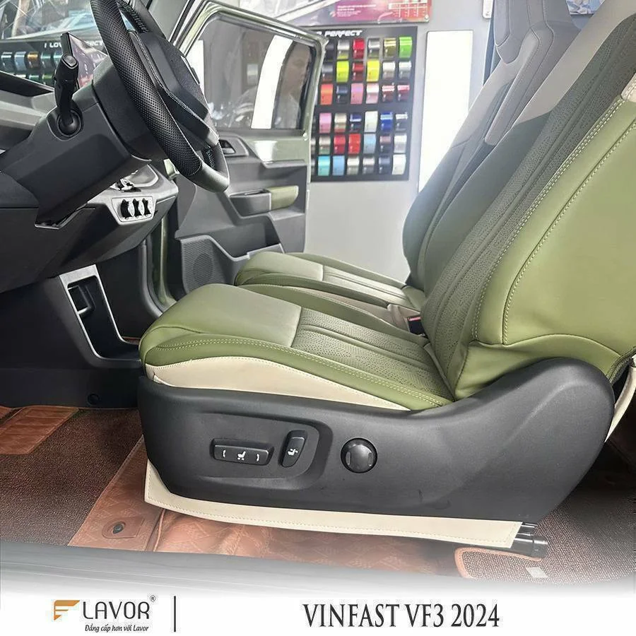 BỌC GHẾ DA VINFAST VF3 2024 - Ảnh 6
