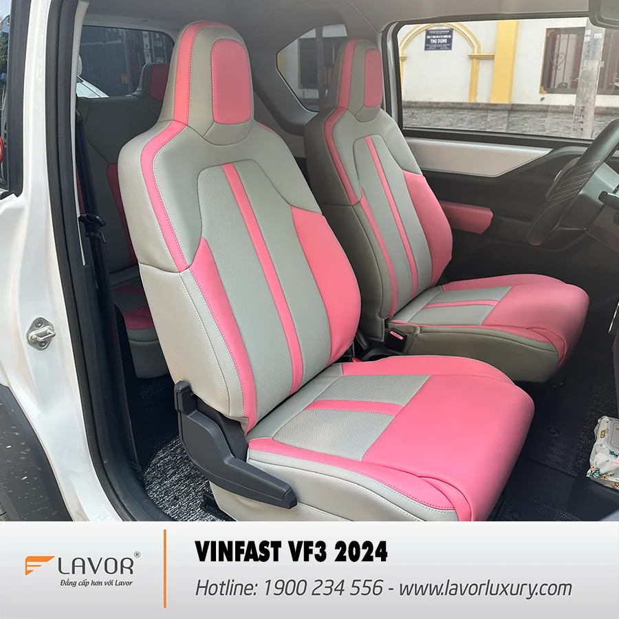 BỌC GHẾ DA VINFAST VF3 2024 - Ảnh 3