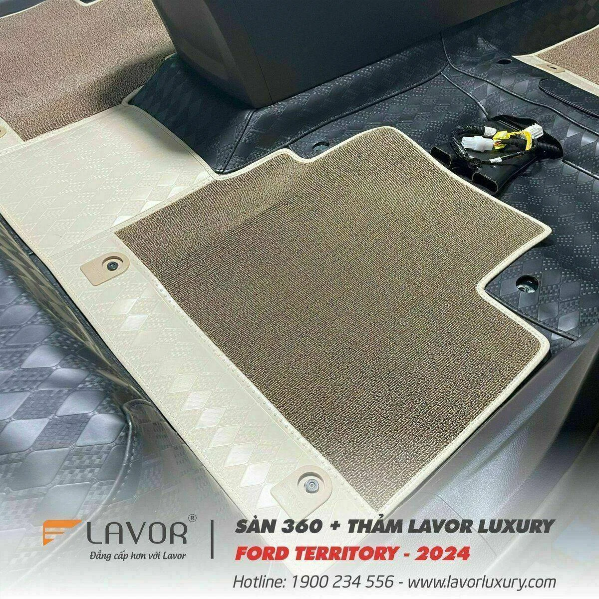 SÀN – THẢM FORD TERRITORY 2022-2024 - Ảnh 4